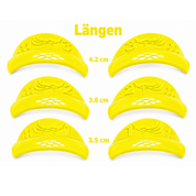 Mystery Lifting Curler (3 Paare) Farbe Neongelb