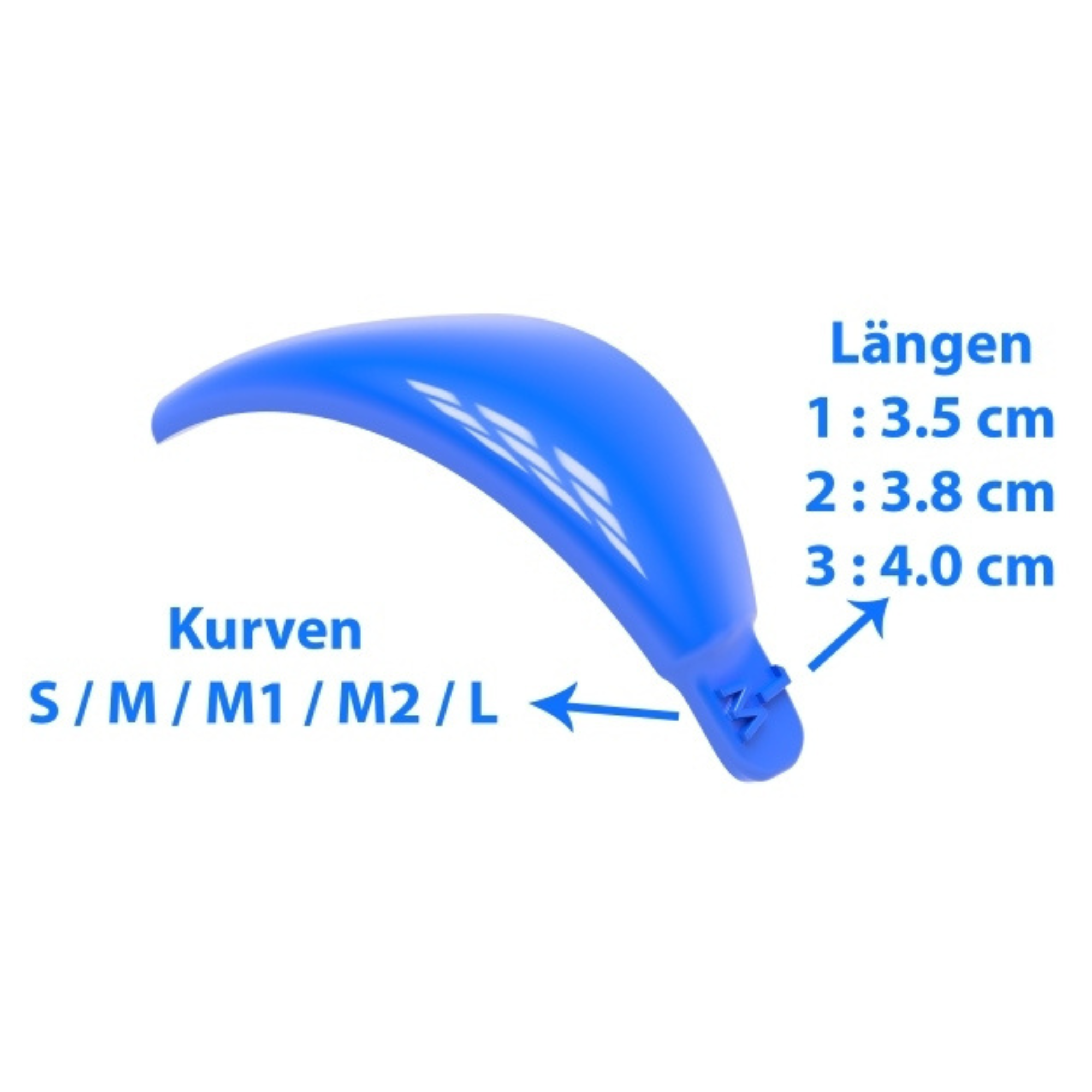 Mystery Lifting Curler (3 Paare) Farbe Blau