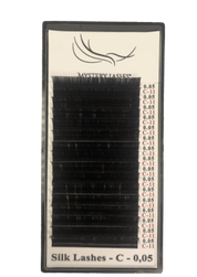 16x Seidenwimpern 0,20