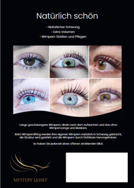 Flyer Wimpernlifting