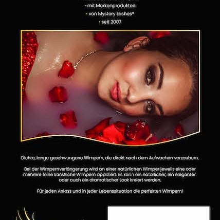 Wimpernverlängerung Flyer