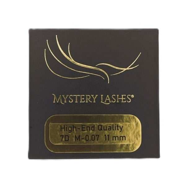 Kartonbox von Mystery mit 315 Fächerwimpern mit M-Kurve